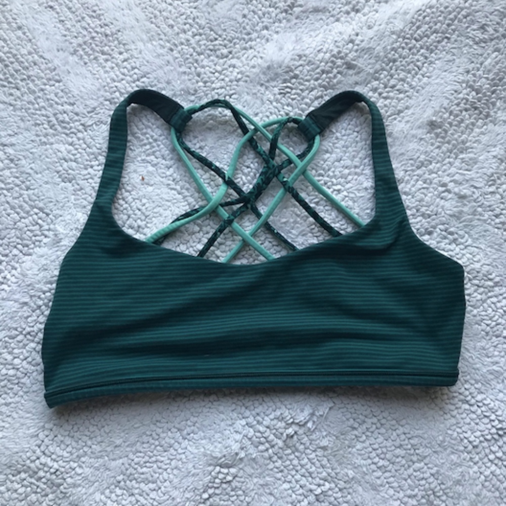 Green LuluLemon Sports Bra